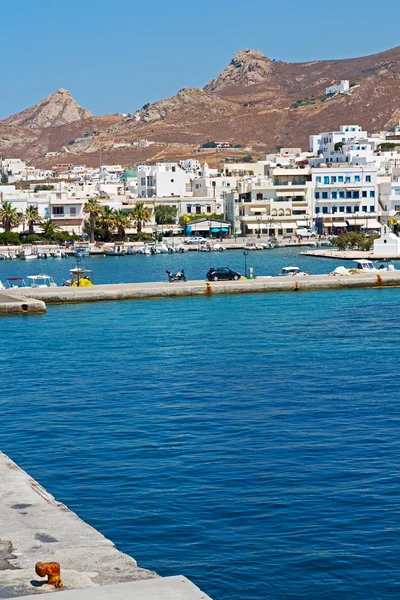 Santorini naksos europe costruzione casa — Foto Stock