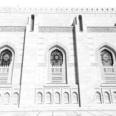 Umman muscat oteli eski Camii Minare ve din gökyüzü temizleyin