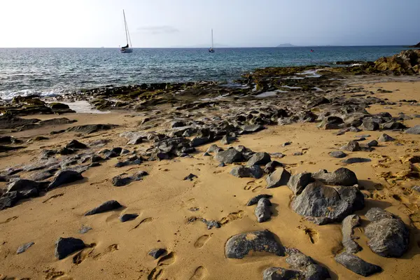 海岸線ランサローテ島スペイン ムスク — ストック写真