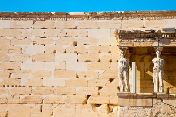 Statue acropole athens lieu et historique en Grèce th — Photo