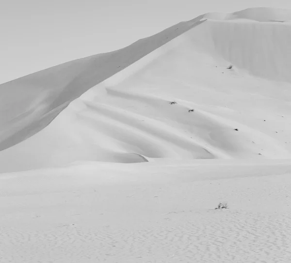 En oman viejo desierto frotar al khali el cuarto vacío y al aire libre —  Fotos de Stock