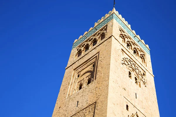 Historie maroc náboženství a modrá obloha — Stock fotografie