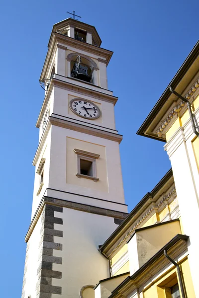 Torre da igreja vedano olona — Fotografia de Stock