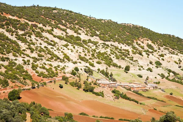 Dades κοιλάδα Άτλαντα Μαρόκο Αφρικής — Φωτογραφία Αρχείου
