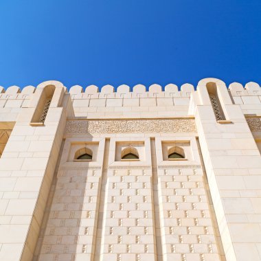 Umman muscat büyük cami duvarına