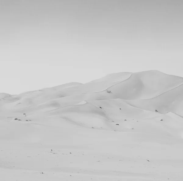 En oman viejo desierto frotar al khali el cuarto vacío y al aire libre —  Fotos de Stock