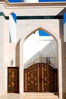 Umman muscat oteli eski Camii Minare ve din gökyüzü temizleyin