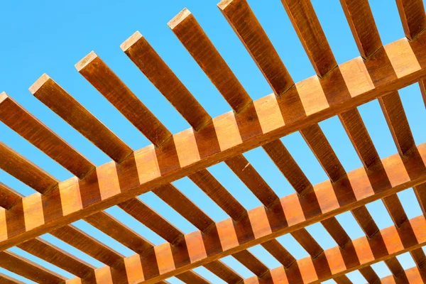 En oman el techo de madera —  Fotos de Stock