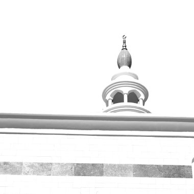 Umman muscat oteli eski Camii Minare ve din gökyüzü temizleyin