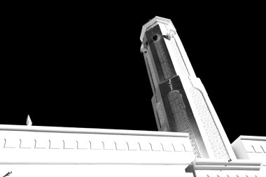 Umman muscat oteli eski Camii Minare ve din gökyüzü temizleyin