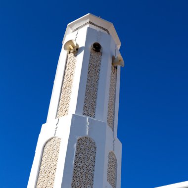 Umman muscat oteli eski Camii Minare ve din gökyüzü temizleyin