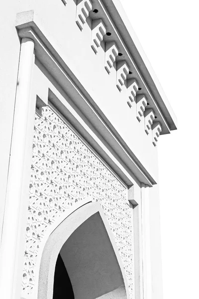 I oman väggen i stora muscat moskén — Stockfoto