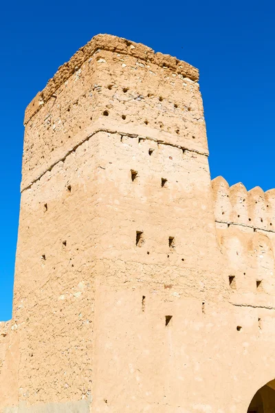 In Oman Muscat Fort battlesment — Stockfoto