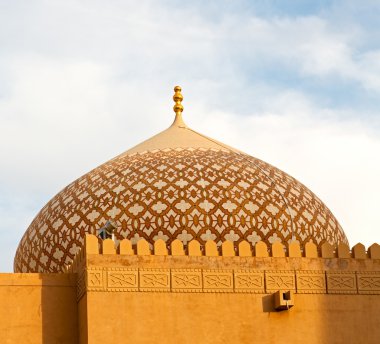 Umman muscat oteli eski Camii Minare ve din gökyüzü temizleyin