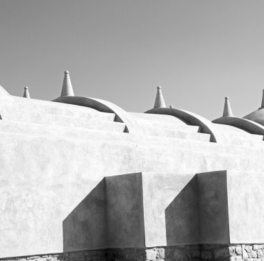 Umman muscat oteli eski Camii Minare ve din gökyüzü temizleyin