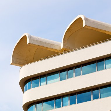 soyut gökdelen ve klima gökyüzü Avrupa'nın Yunanistan t