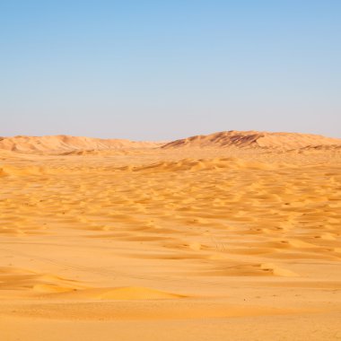 En düşük rub al hali boş çeyrek ve açık Umman eski çöl 