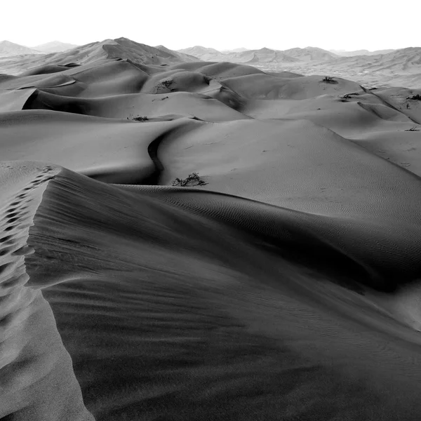 Em oman velho deserto esfregar al khali o quarto vazio e ao ar livre — Fotografia de Stock