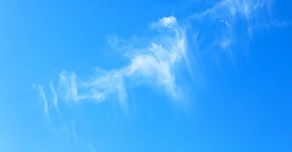 In oman the fluffy cloudy sky and empty space — Stock Photo, Image