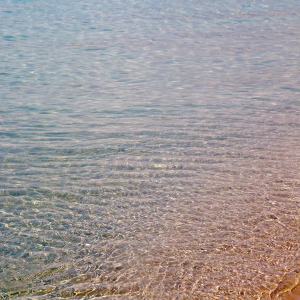 W oman kolor i reflex niewyraźne Ocean morze arabski — Zdjęcie stockowe
