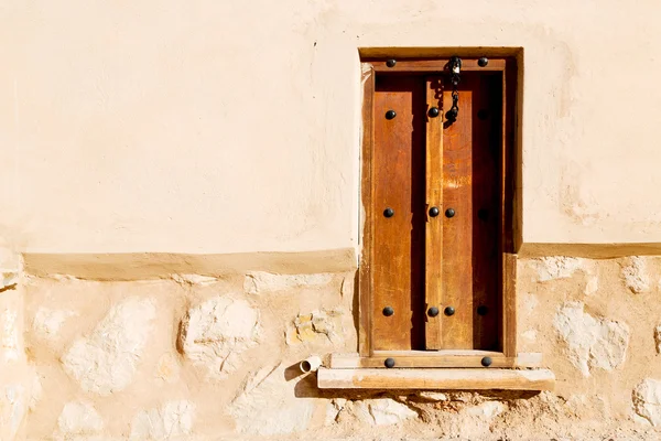 In oman la vecchia finestra ornata — Foto Stock