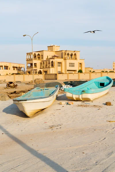 En oman arábiga playa de arena de mar —  Fotos de Stock