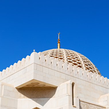 Umman muscat oteli eski Camii Minare ve din gökyüzü temizleyin