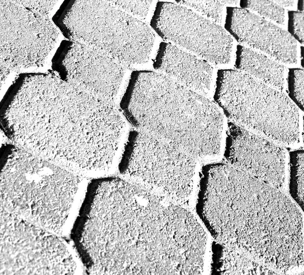 I oman abstrakt trottoaren i gamla steet och färger — Stockfoto