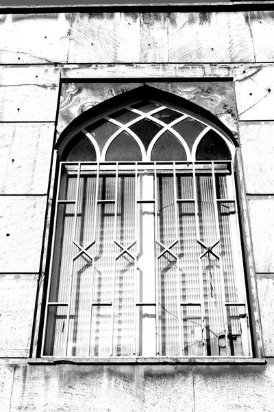 In iran das alte Architekturfenster — Stockfoto