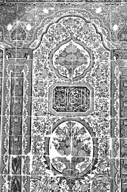 İran'ın eski dekoratif karolar 