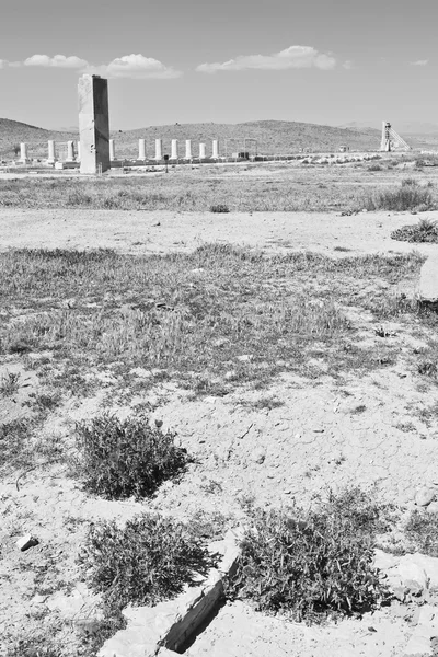 In iran pasargad la vecchia costruzione — Foto Stock