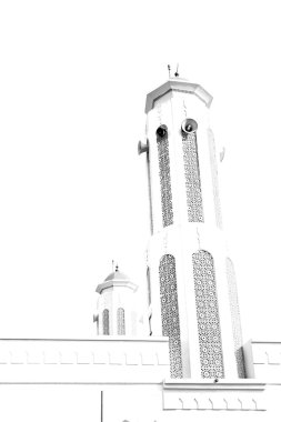 Umman muscat oteli eski Camii Minare ve din gökyüzü temizleyin