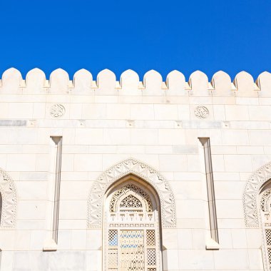 Umman muscat büyük cami duvarına