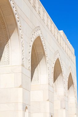 Umman muscat büyük cami duvarına