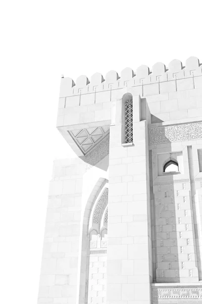 Στο Ομάν το τοίχωμα του Μουσκάτ Μεγάλο Τζαμί — Φωτογραφία Αρχείου