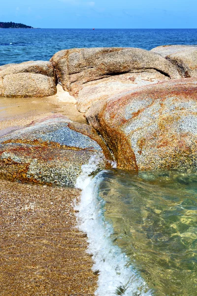 Bahía de Kho samui isla blanca Asia y el sur de China mar — Foto de Stock