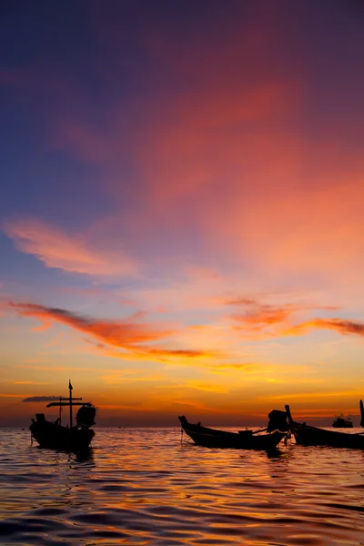 Kho tao bay kusten Sydkinesiska havet sunrise — Stockfoto