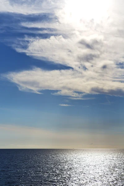 Alba cielo nuvola in Thailandia costa baia — Foto Stock