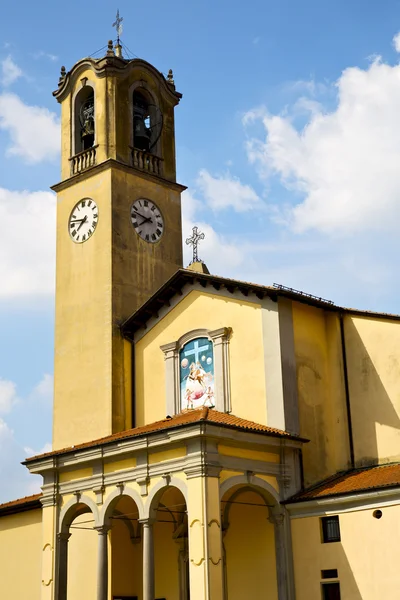 Mozaika Kościół albizzate varese Włochy starych murów — Zdjęcie stockowe