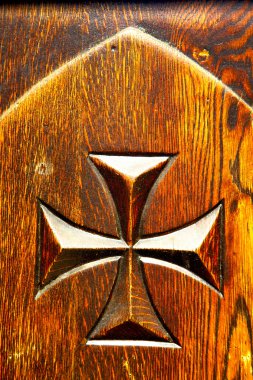 Castellanza bulanıklık çapraz ahşap İtalya kapalı