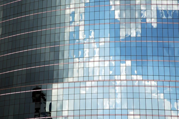 Ásia bangkok arranha-céu tailandês em um centro de janela — Fotografia de Stock