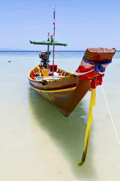 Prow thailand dans la baie de tao asie île bleue — Photo