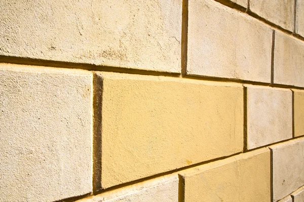 Brick in busto arsizio street lombardy — Stock Photo, Image