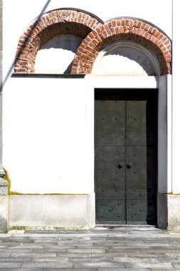 caiello soyut paslı pirinç İtalya lombardy ahşap 