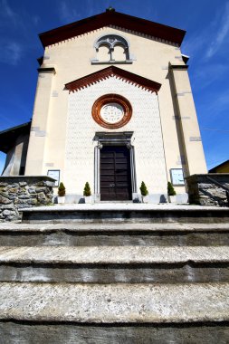  kapalı lombardy eski crugnola içinde tuğla kule sidewa
