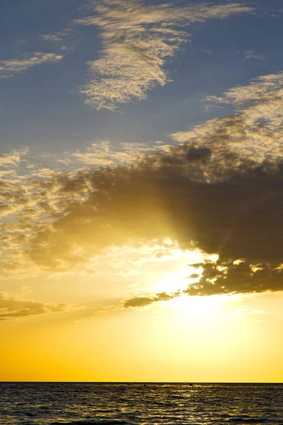 Ásia no kho tao baía ilha pôr-do-sol sol tailândia chi sul — Fotografia de Stock