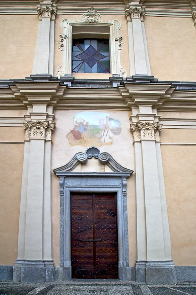 İtalya lombardy somma lombardo kilise kule adım wa — Stok fotoğraf