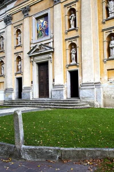 Italien Lombardiet i Sommaen lombardo kyrkan stängd br — Stockfoto