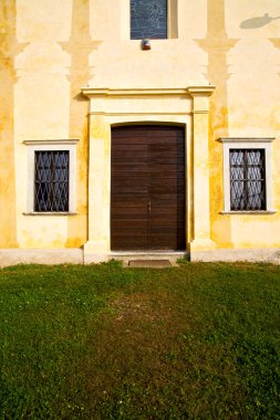  capronno eski kilise kapalı bric İtalya lombardy