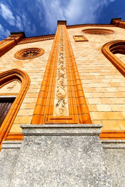 villa cortese eski kilisede Lombardy tuğla kapalı